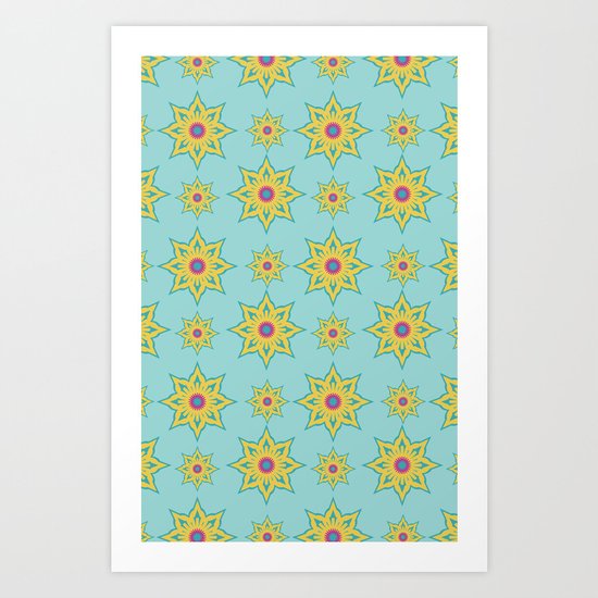 Moon Flower Art Print