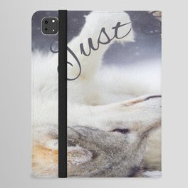 Wolves Just Playing iPad Folio Case