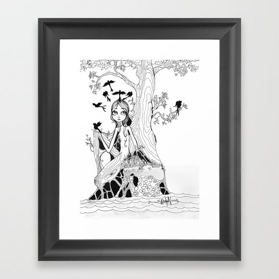 Daphne Framed Art Print