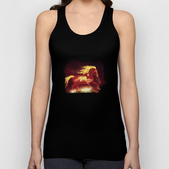 Fire Horse Unisex Tank Top