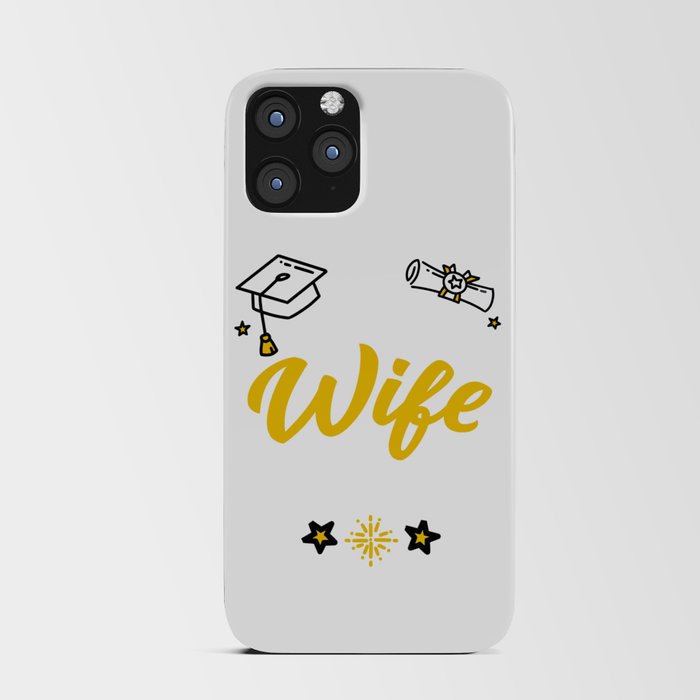 My Wife Mastered It Diploma Ceremony Degree Graduation iPhone Card Case