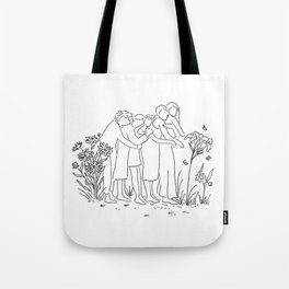 women who support each other Tote Bag