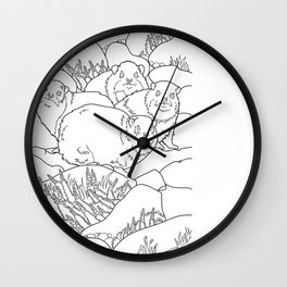 Israeli Nature Wall Clock