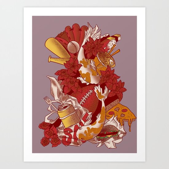 KOI Art Print