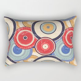 Japanese umbrella abstract pattern  Rectangular Pillow