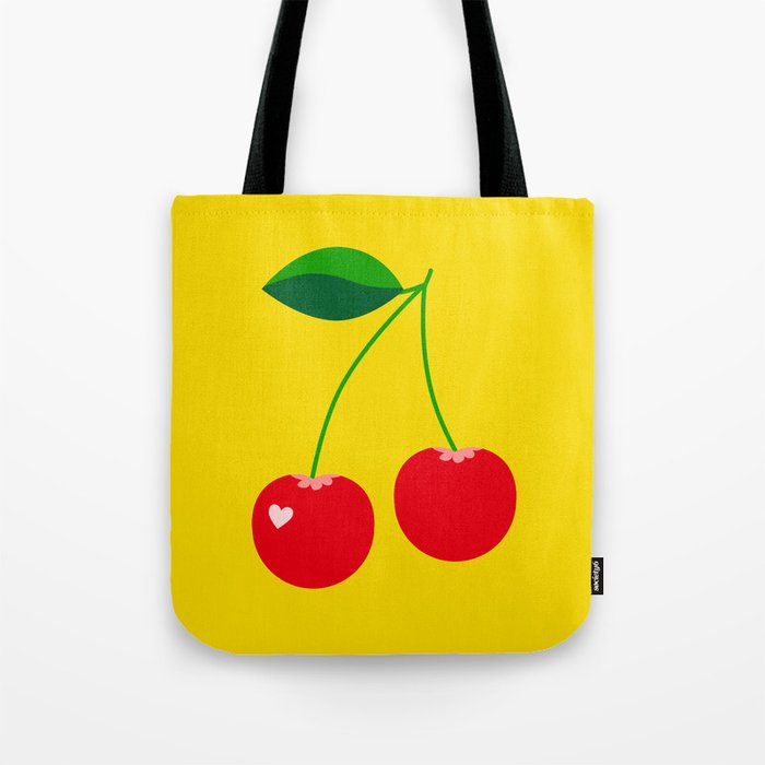 Retro Cherry Tote Bag