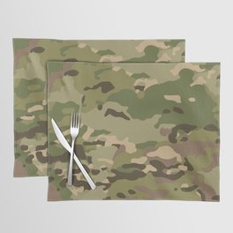 Woodland Hues Camo - MultiCam Camouflage Placemat