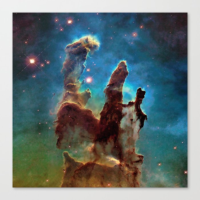 Eagle Nebula's Pillars Canvas Print