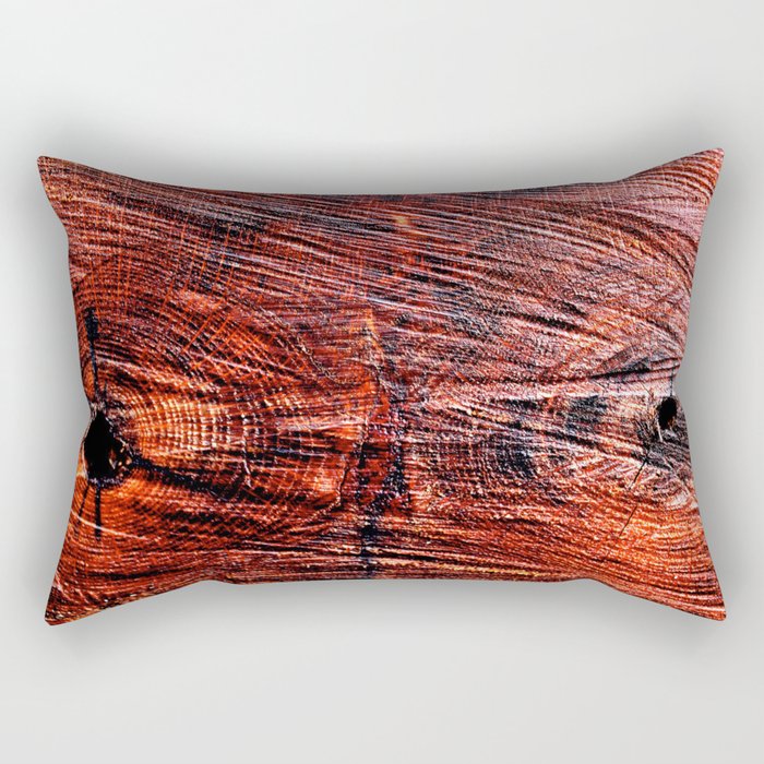 RED WOOD Rectangular Pillow