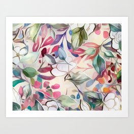 Xander Blossoms 4 Art Print