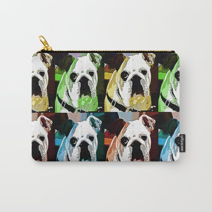 Clyde The Bulldog Carry-All Pouch
