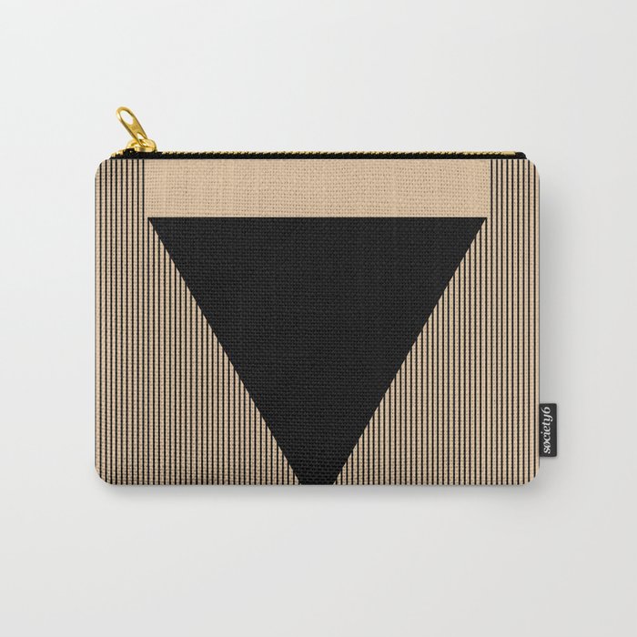 Black Triangle Carry-All Pouch