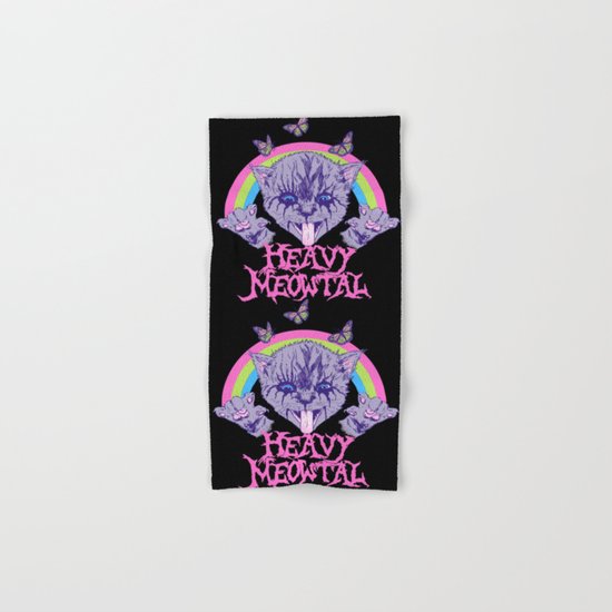 Heavy Meowtal Hand & Bath Towel