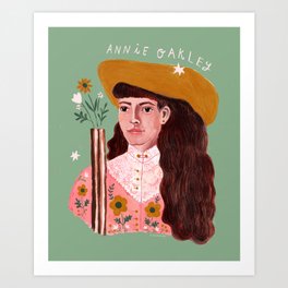 Annie Oakley Art Print