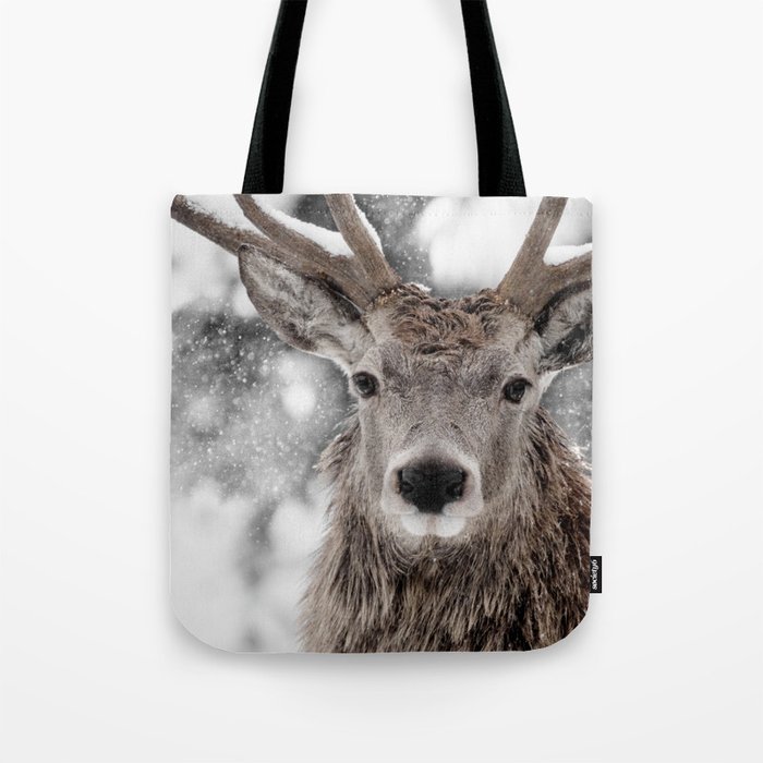 WINTER STAG Tote Bag