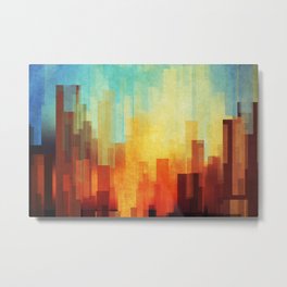 Urban sunset Metal Print