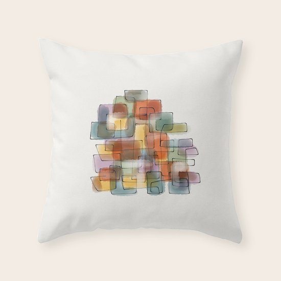 City Throw Pillow