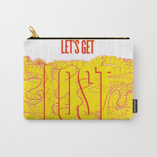 Let's Get Lost Carry-All Pouch