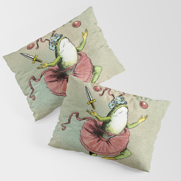 Circus Frog Pillow Sham by Art Archive