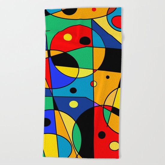 Abstract #58 Beach Towel