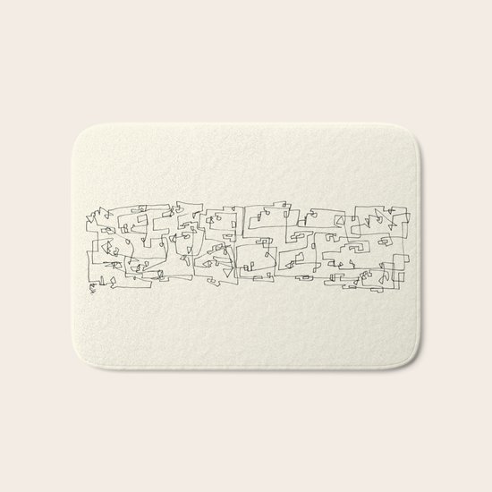 Blocks Bath Mat
