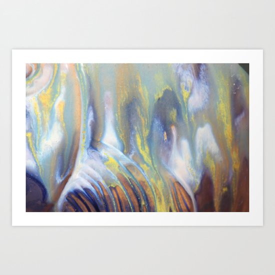 Colors mix Art Print