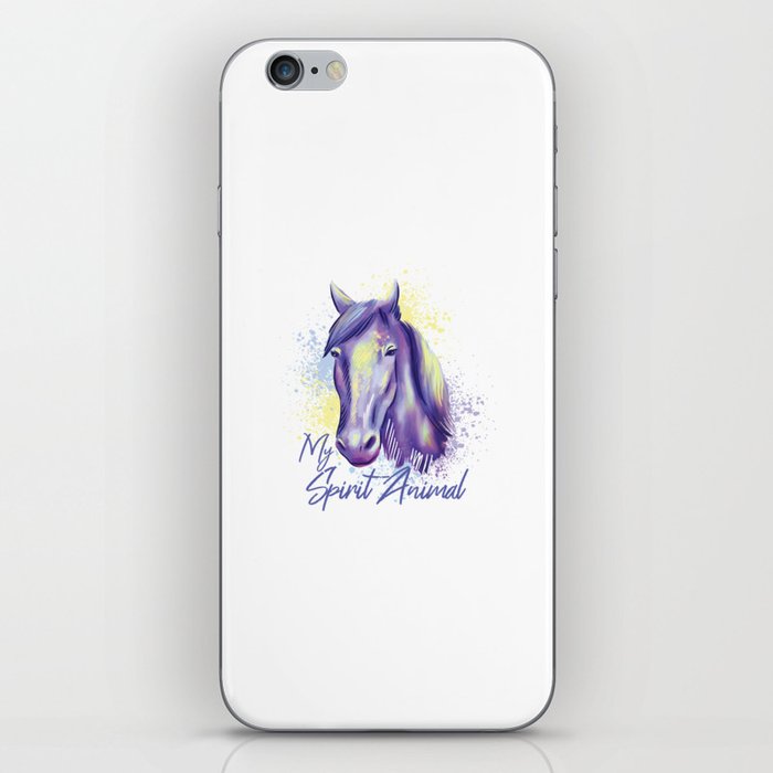 Horse is my Spirit Animal iPhone Skin
