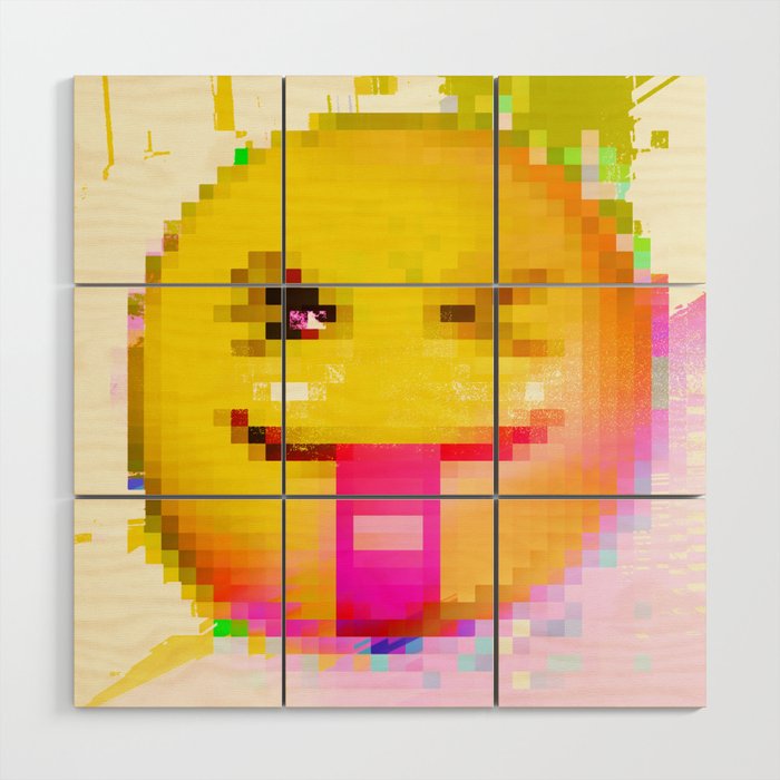 Emoji-Party-5 Wood Wall Art