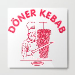 Doner Kebab Metal Print