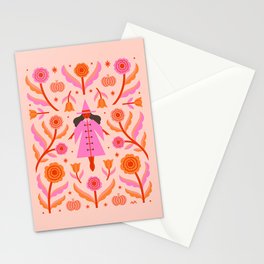 Halloween Witch - Light Stationery Card