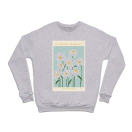 Flower Market - Oxeye daisies Crewneck Sweatshirt