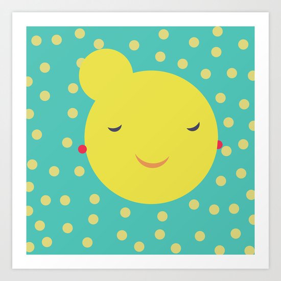 miss little sunshine Art Print