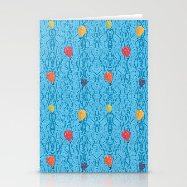 Spring Balloons Stationery Cards