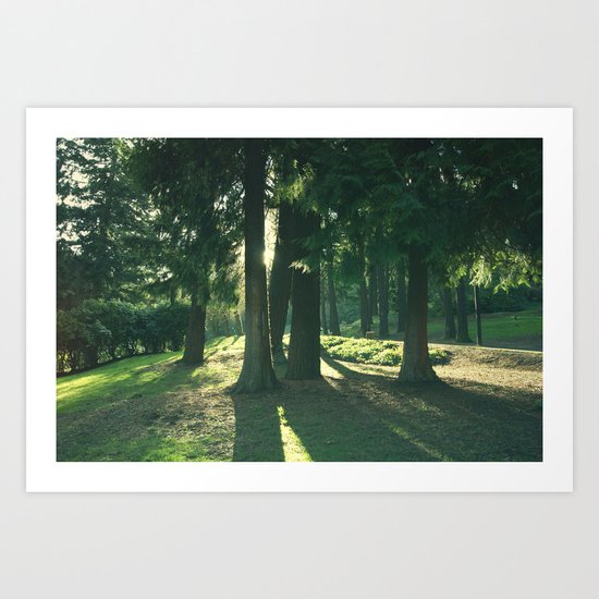 Watch me go Art Print