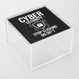 Cyber Security Analyst Engineer Computer Training Acrylic Box
