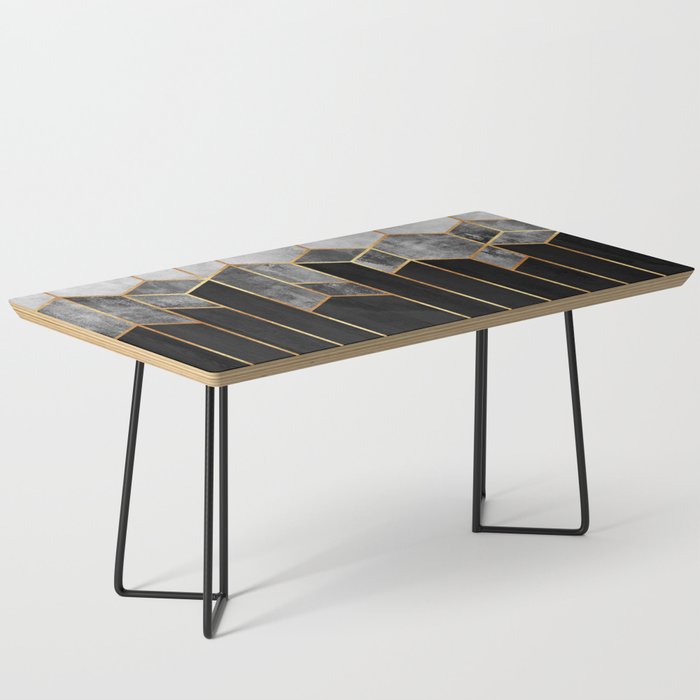 Charcoal Hexagons Coffee Table