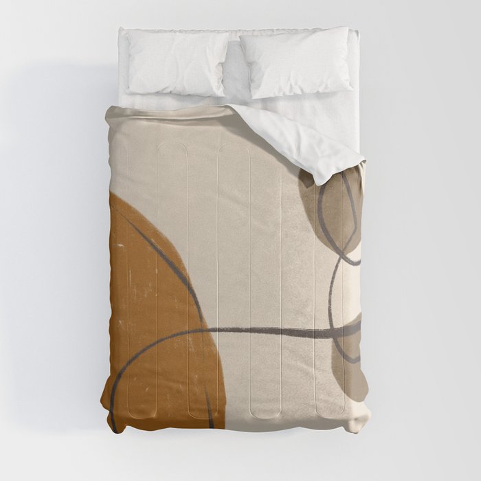 Modern Abstract Shapes #11 Comforter