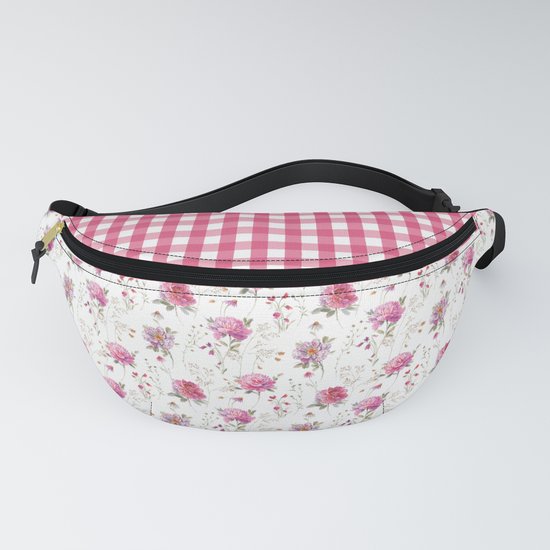 Obviously Pink All Over Floral Fanny Pack by lal2020 | Society6