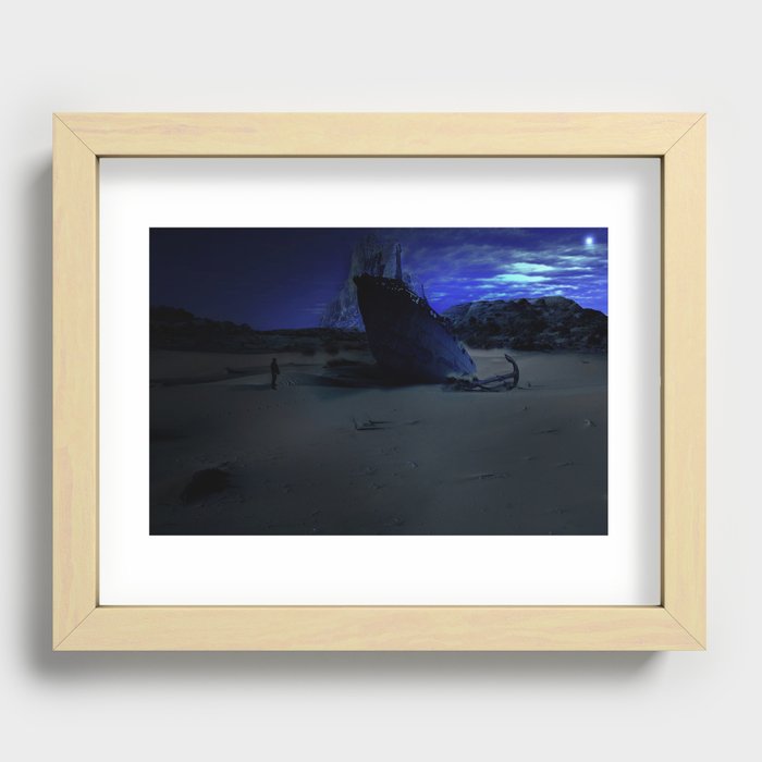 Enigma of the Desert Recessed Framed Print
