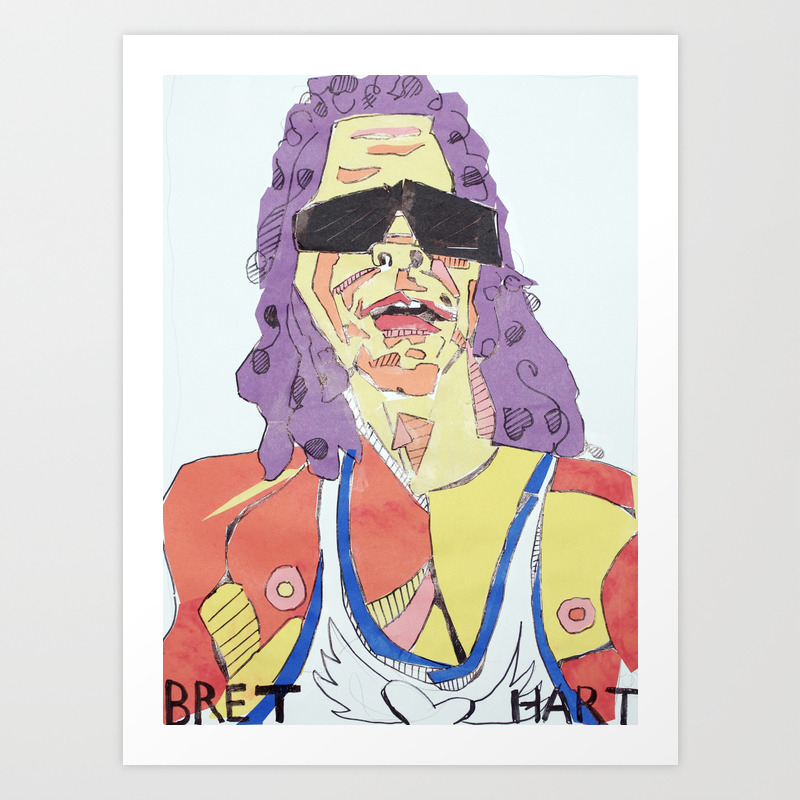 View Cartoon Bret Hart Art Pics