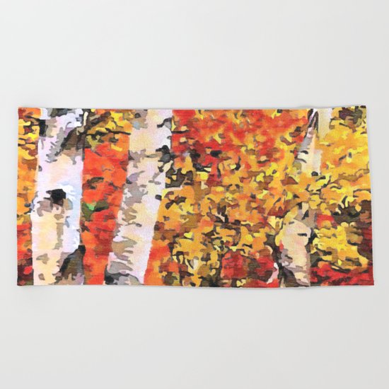 Fall Colors Beach Towel