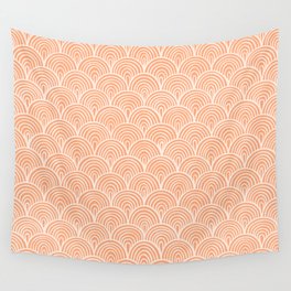 Cantaloupe Waves Wall Tapestry