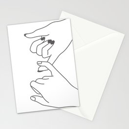 Pinky Promise 3 Stationery Card