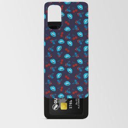 Cherry Lips love blue Android Card Case