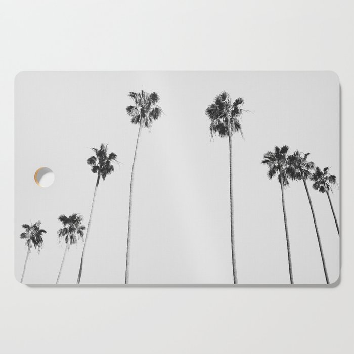 Black & White Palms Cutting Board