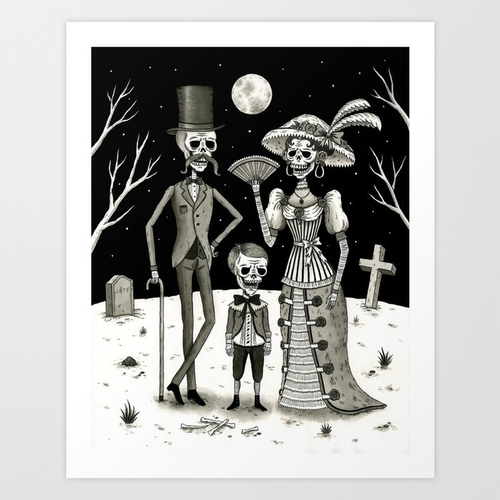 Family Portrait of the Passed Art Print