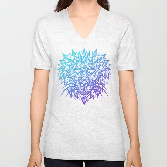 Heart of a Lion Unisex V-Neck
