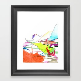 Abstract Landscape 1 Framed Art Print