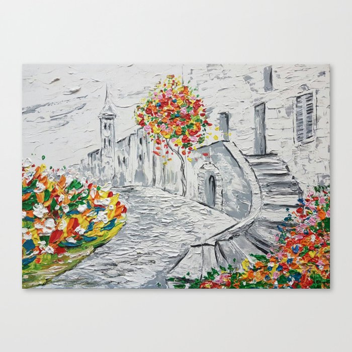Ancient Jerusalem Mug | Ancient City Landscape Painting Canvas Print