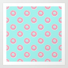 Donut Ocean Art Print
